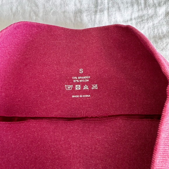 NVGTN CONTOUR SEAMLESS LEGGINGS-CRIMSON(pink)-size S - Picture 8 of 11